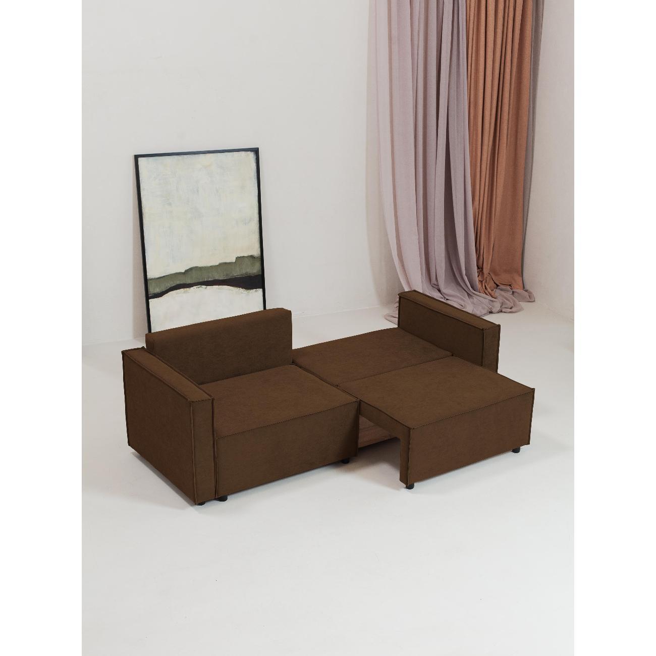 Диван CityHD ЦюрихПРО коричневый