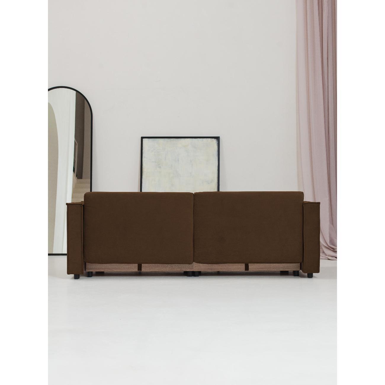 Диван CityHD ЦюрихПРО коричневый