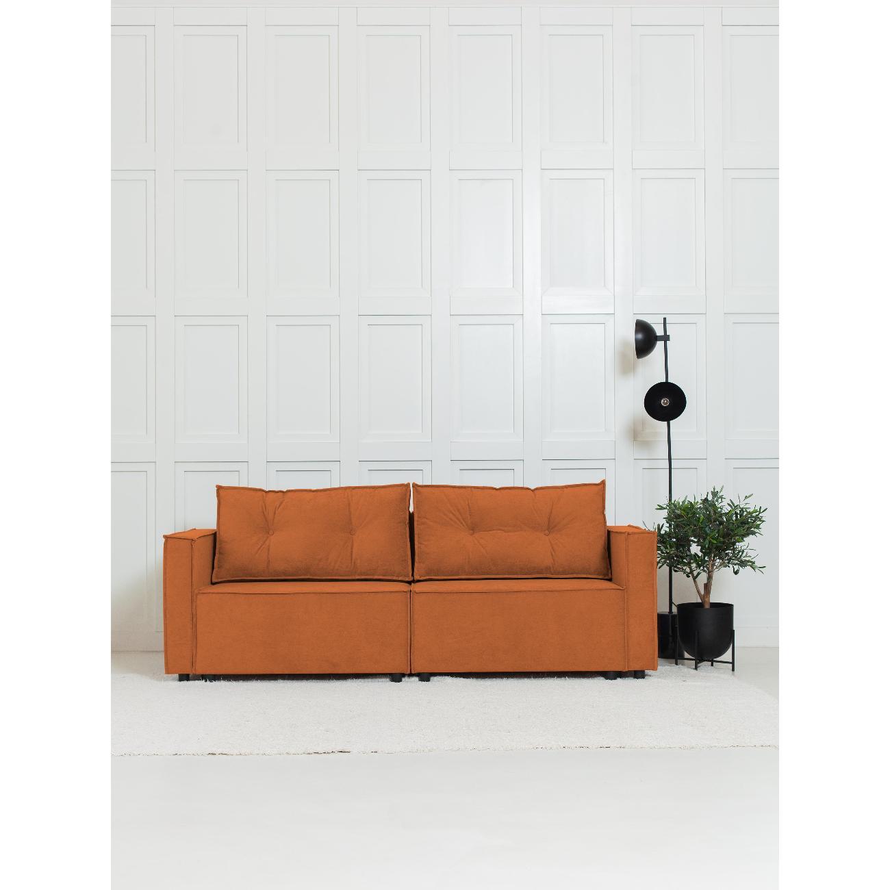 Диван CityHD ЦюрихПРО оранжевый