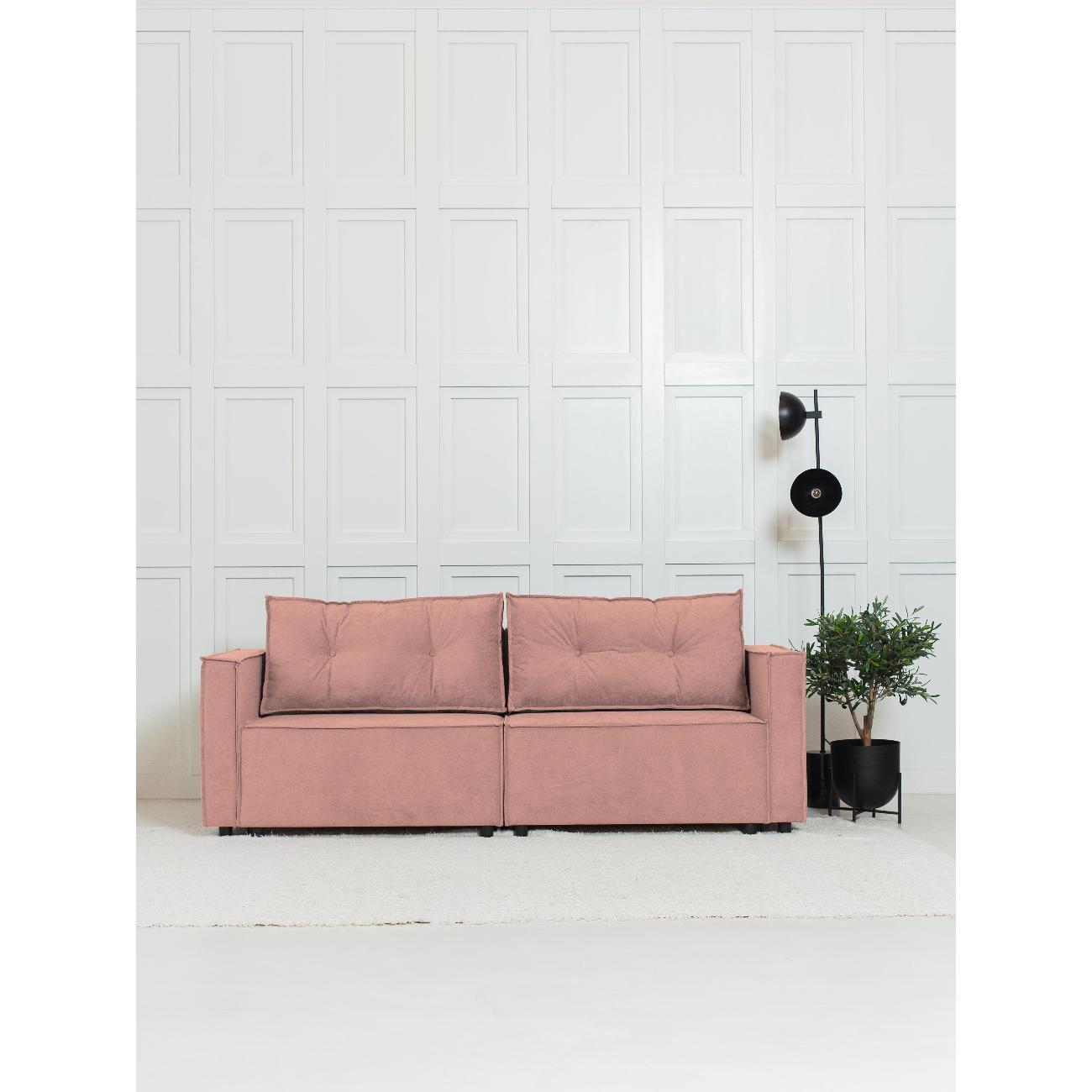 Диван CityHD ЦюрихПРО розовый