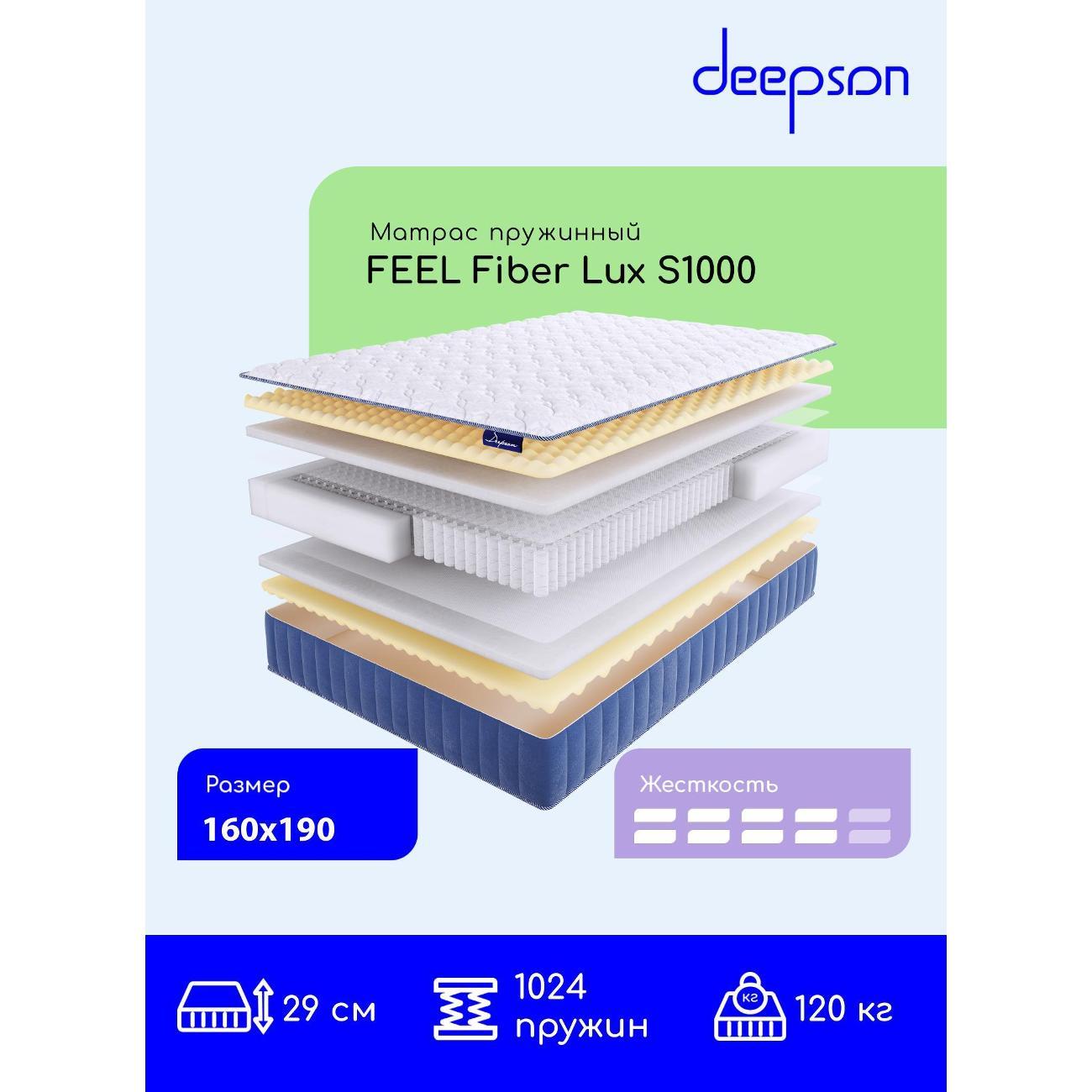 Матрас Deepson FEEL_Fiber_LUX_S1000_ (1967059) фото