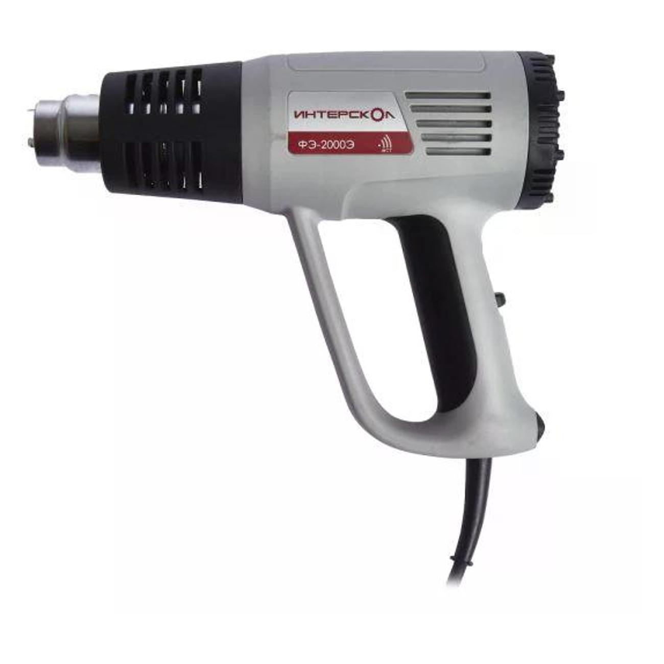 Фен строительный ИНТЕРСКОЛ ФЭ-2000Э, 192.0.1.00