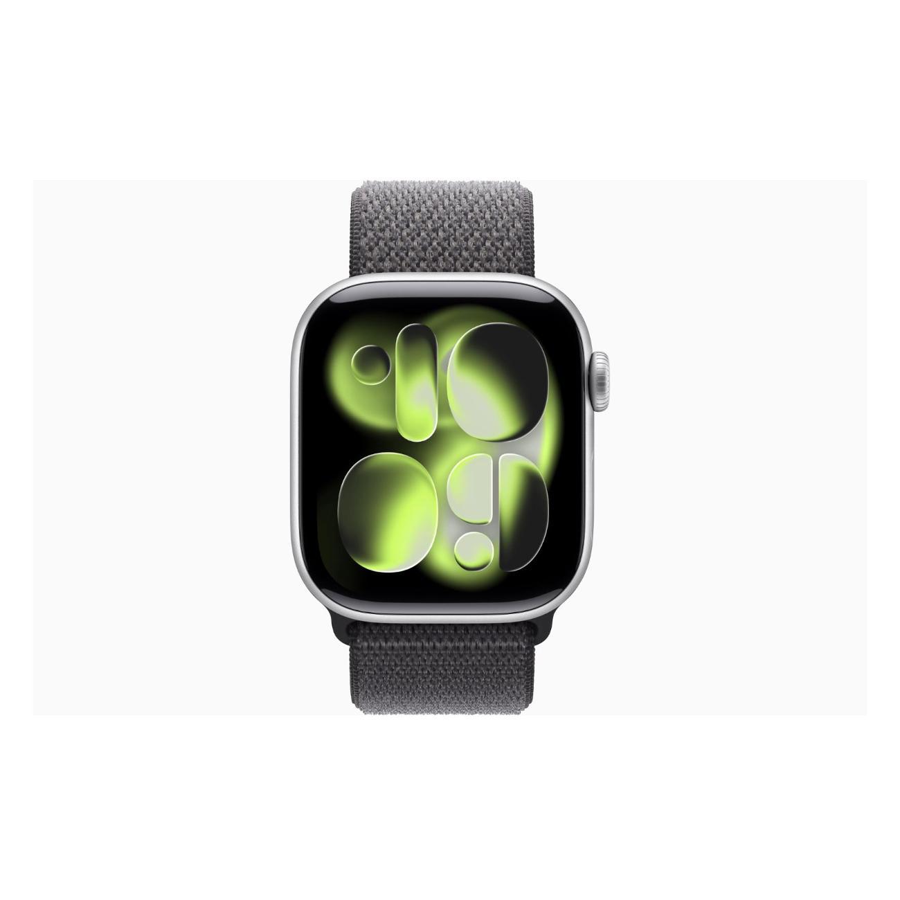 Смарт-часы Apple Watch Series 11 Aluminium Silver 42mm GPS Textile Sport Loop темно-серый