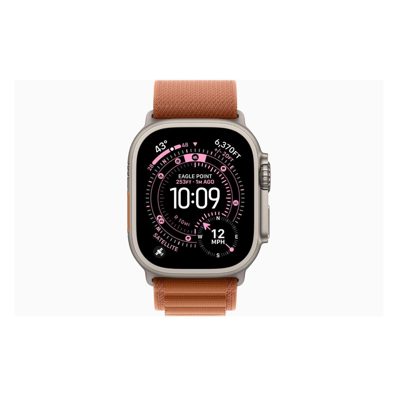 Смарт-часы Apple Watch Ultra 3 Titanium Natural 49mm Alpine Loop Terra Cotta фото