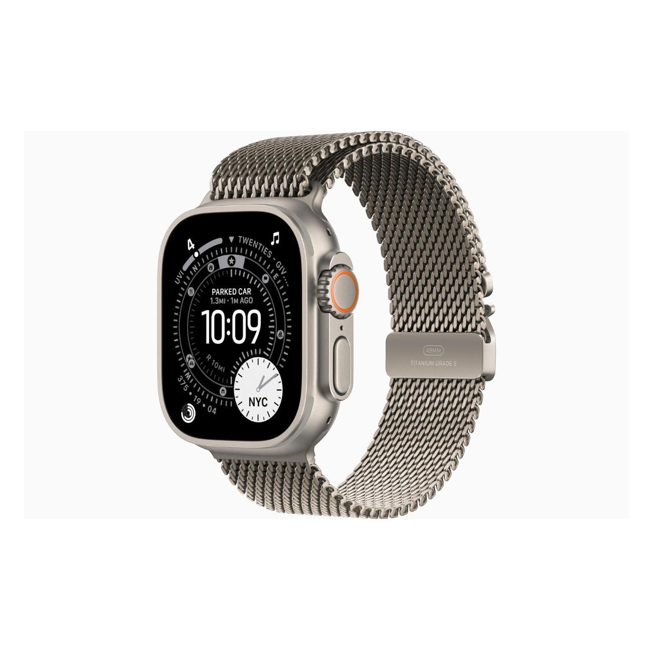 Смарт-часы Apple Watch Ultra 3 Titanium Natural 49mm Ocean Band черный