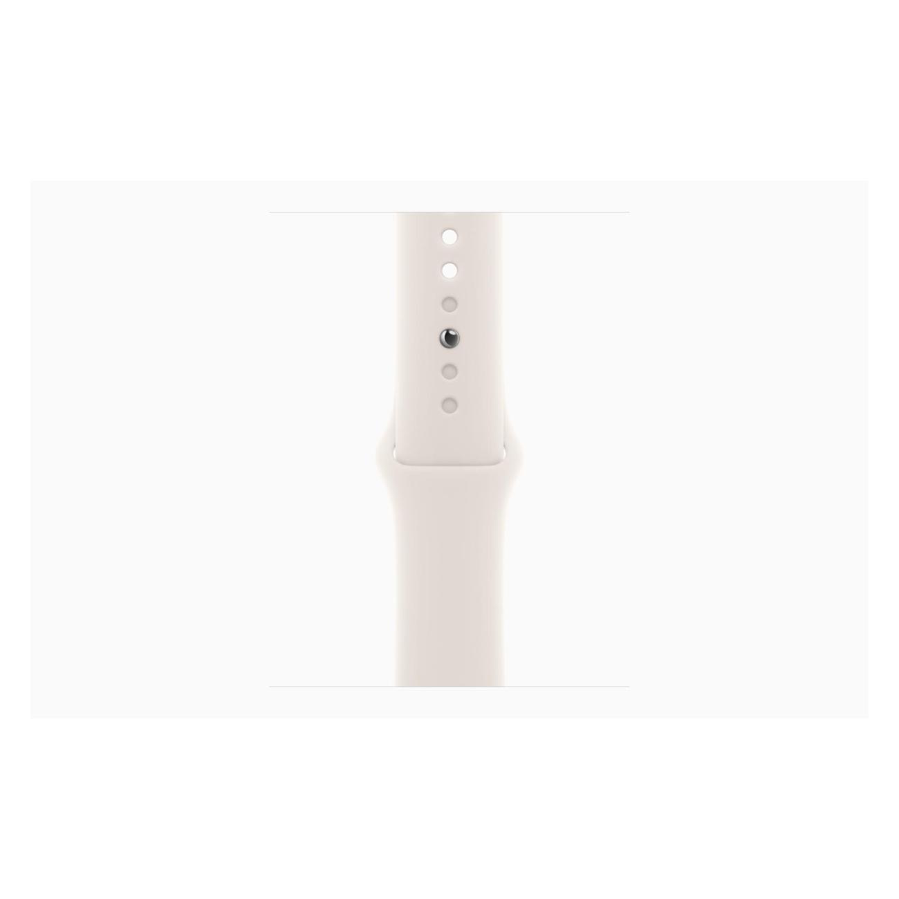 Смарт-часы Apple Watch Series 11 Aluminium серый космос 42mm GPS Rubber Sport Band сияющая звезда