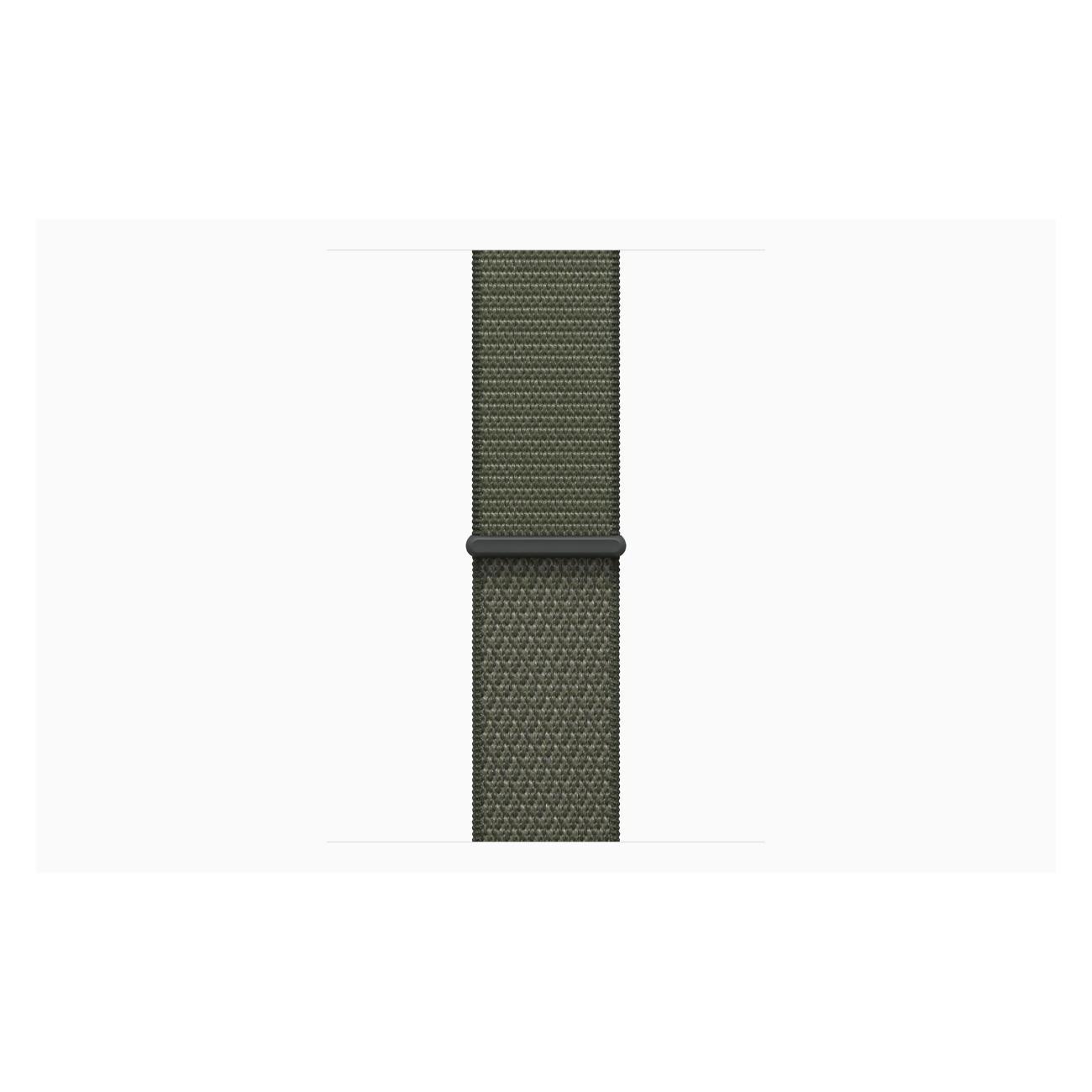 Смарт-часы Apple Watch Series 11 Aluminium серый космос 42mm GPS Textile Sport Loop лес