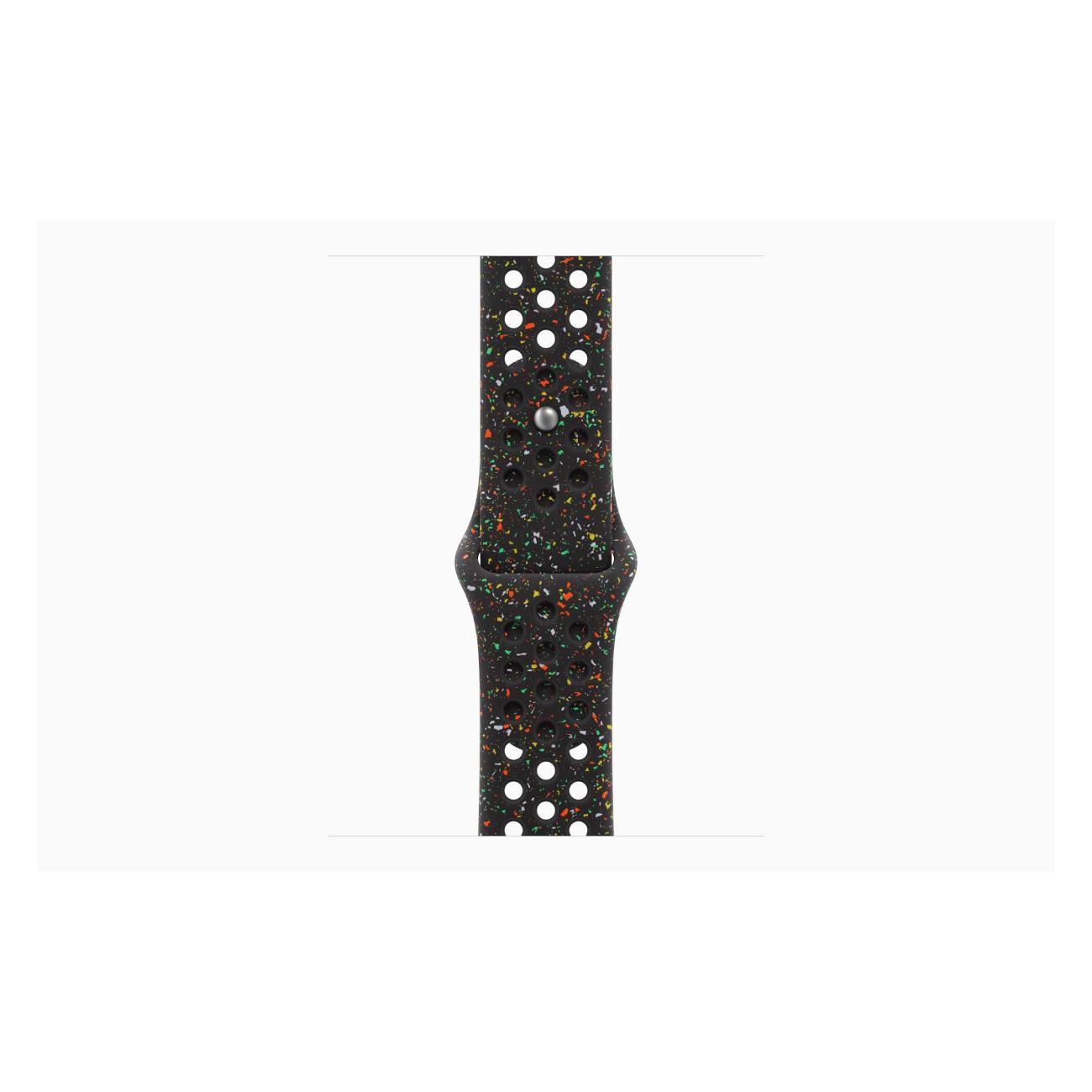 Смарт-часы Apple Watch Series 11 Aluminium Space Grey 46mm GPS Rubber Nike Sport Band черная полночь