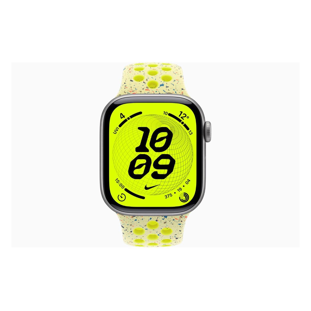 Смарт-часы Apple Watch Series 11 Aluminium серый космос 46mm GPS Rubber Nike Sport Band Volt Splash