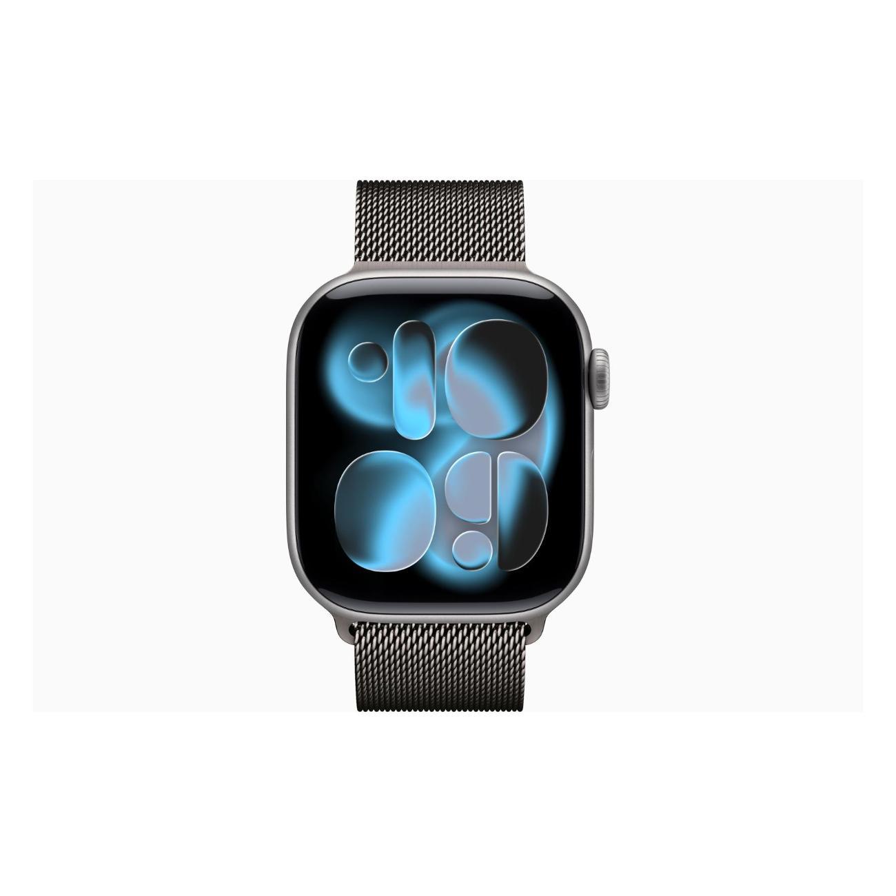 Смарт-часы Apple Watch Series 11 Aluminium серый космос 46mm GPS Stainless Steel Milanese Loop Slate