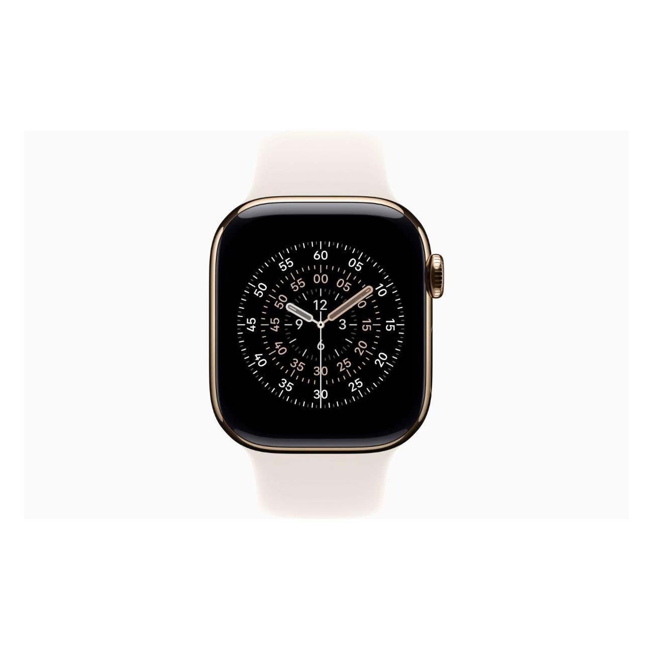 Смарт-часы Apple Watch Series 11 Titanium Gold 46mm GPS Rubber Sport Band сияющая звезда