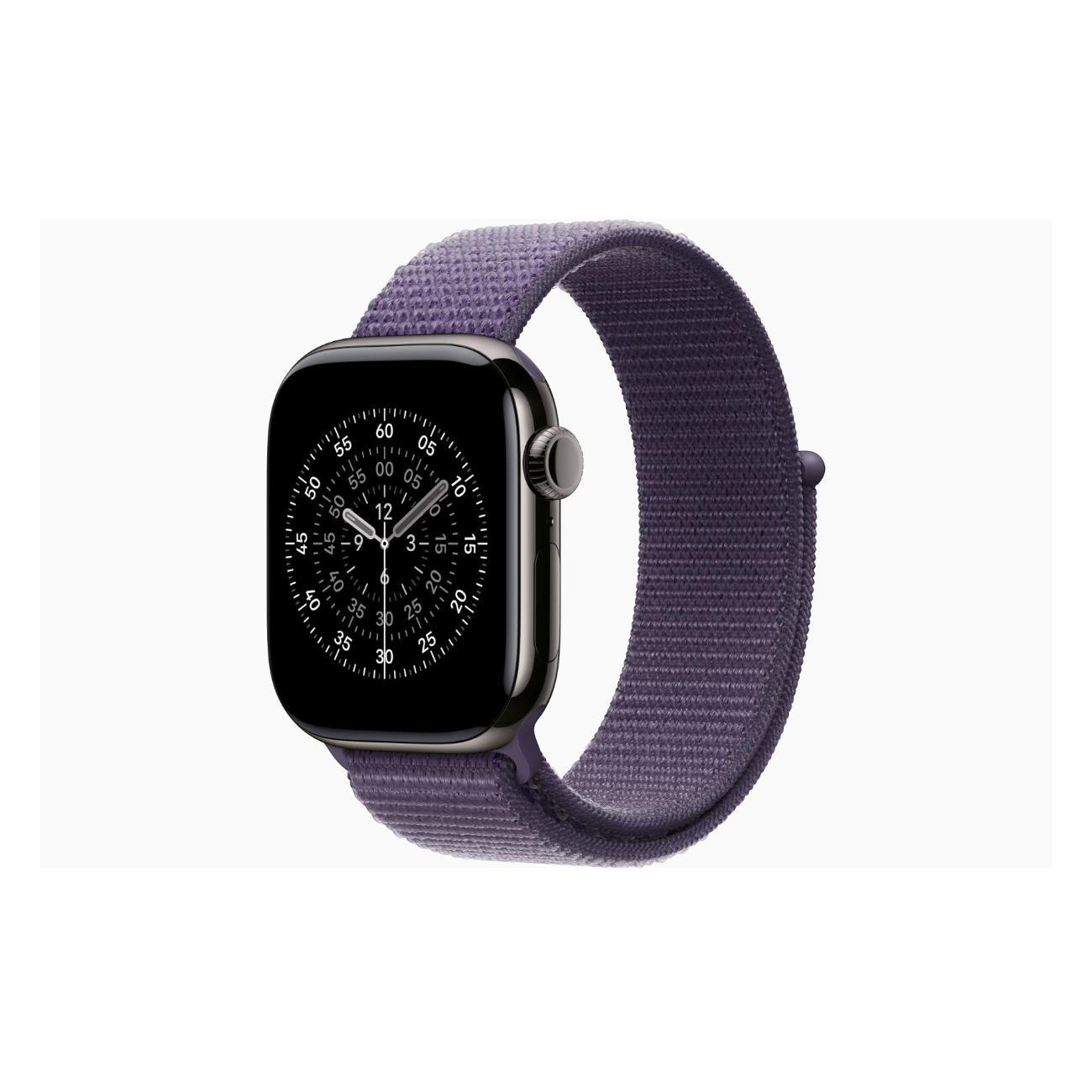 Смарт-часы Apple Watch Series 11 Titanium Slate 46mm GPS Textile Sport Loop Purple Fog