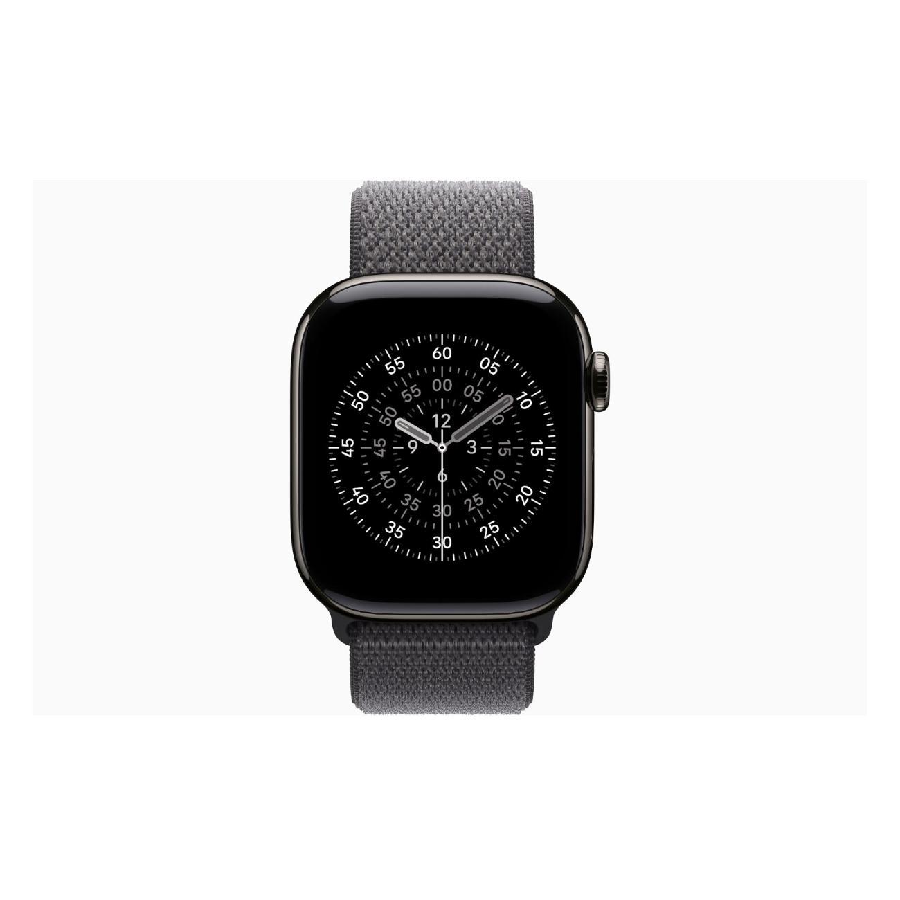 Смарт-часы Apple Watch Series 11 Titanium Slate 46mm GPS Textile Sport Loop темно-серый