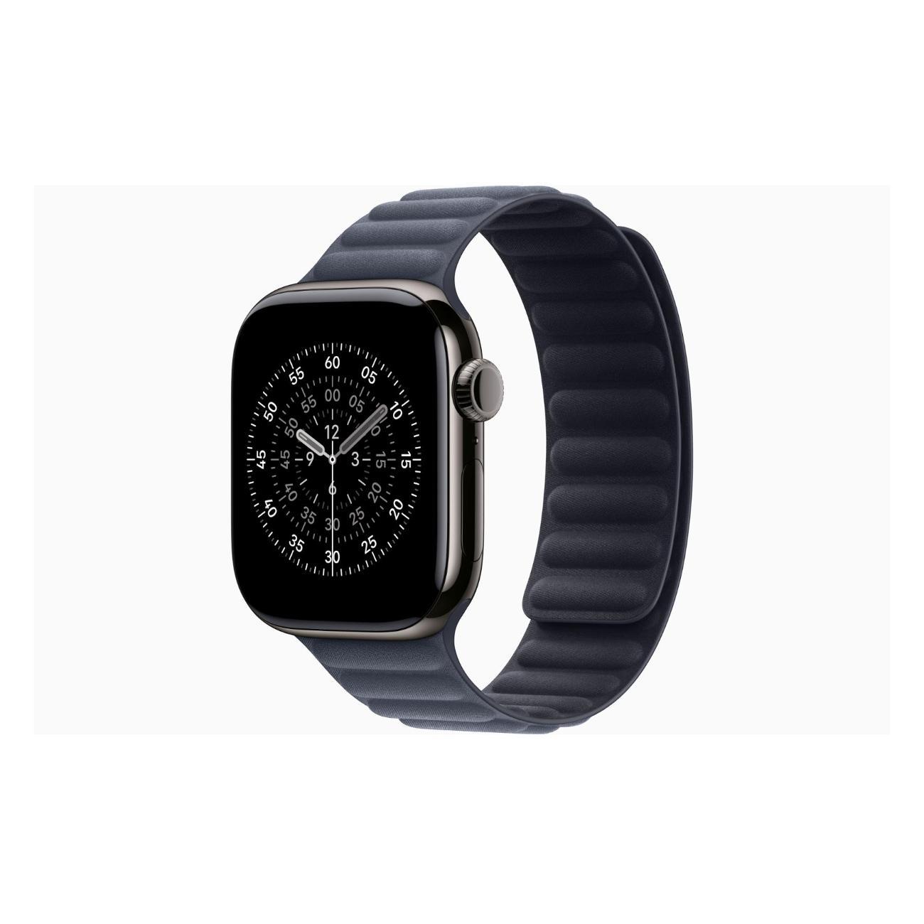 Смарт-часы Apple Watch Series 11 Titanium Slate 46mm GPS Textile Magnetic Link нави темно-синий