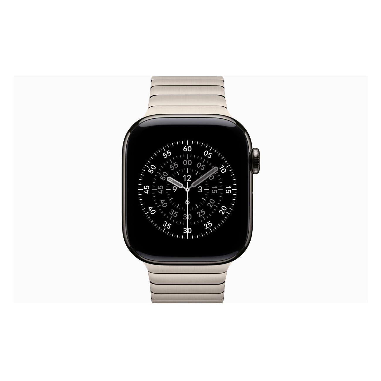 Смарт-часы Apple Watch Series 11 Titanium Slate 46mm GPS Stainless Steel Link Bracelet естественный