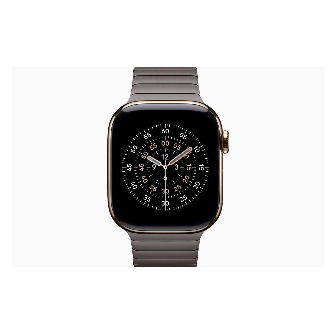 Смарт-часы Apple Watch Series 11 Titanium Gold 46mm GPS Stainless Steel Link Bracelet Slate