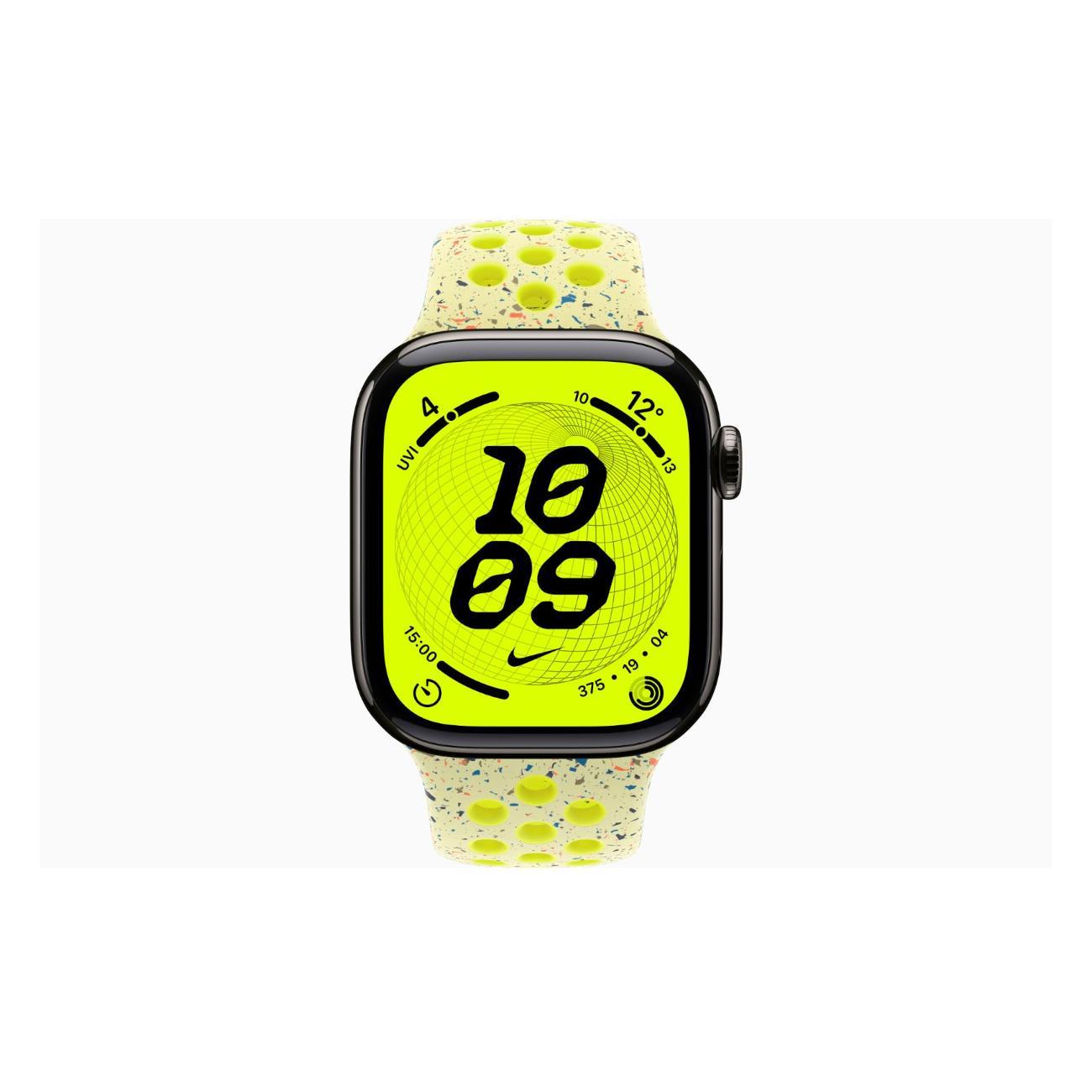 Смарт-часы Apple Watch Series 11 Titanium Slate 46mm GPS Rubber Nike Sport Band Volt Splash