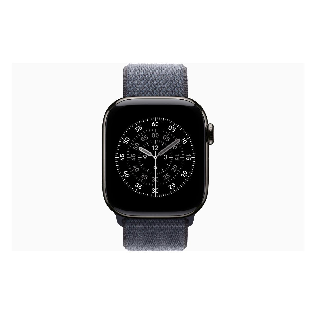 Смарт-часы Apple Watch Series 11 Titanium Slate 42mm GPS Textile Sport Loop Anchor синий