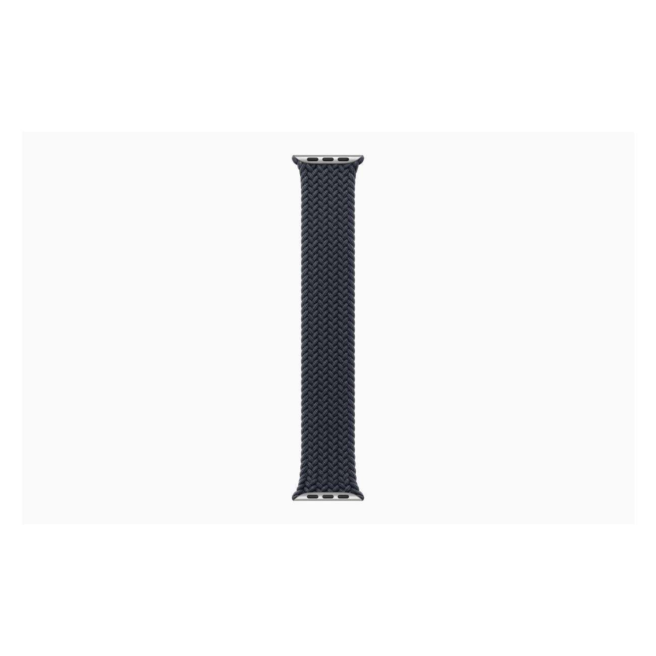 Смарт-часы Apple Watch Series 11 Titanium Natural 46mm GPS Textile Braided Solo Loop полуночный