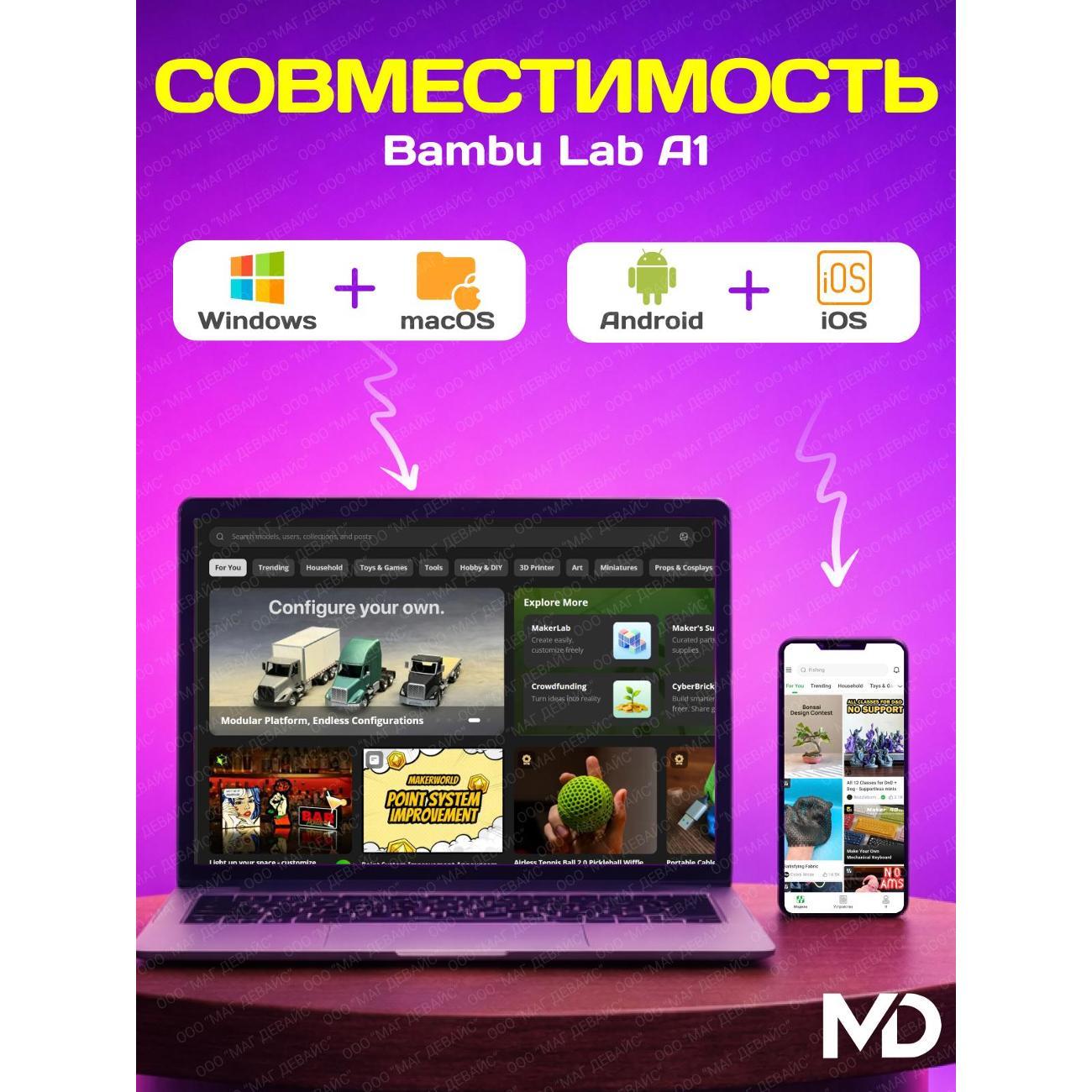 3D-принтер Bambu Lab A1 Combo