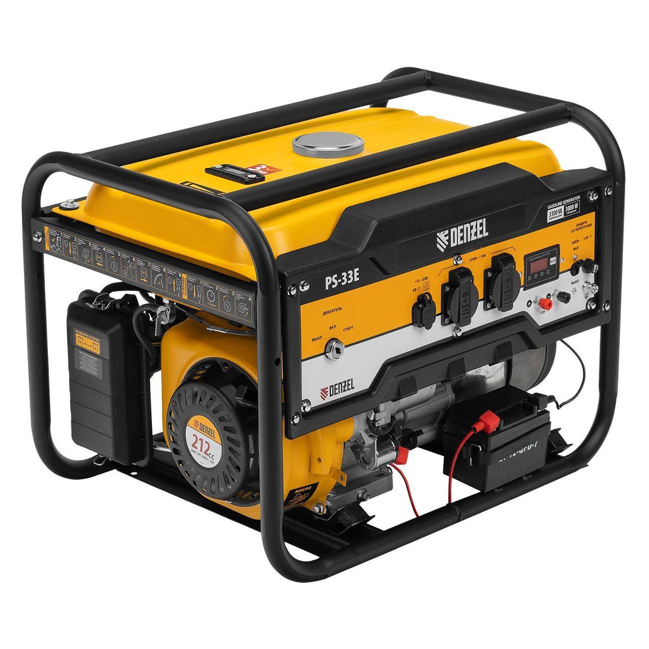 Генератор DENZEL PS-33E
