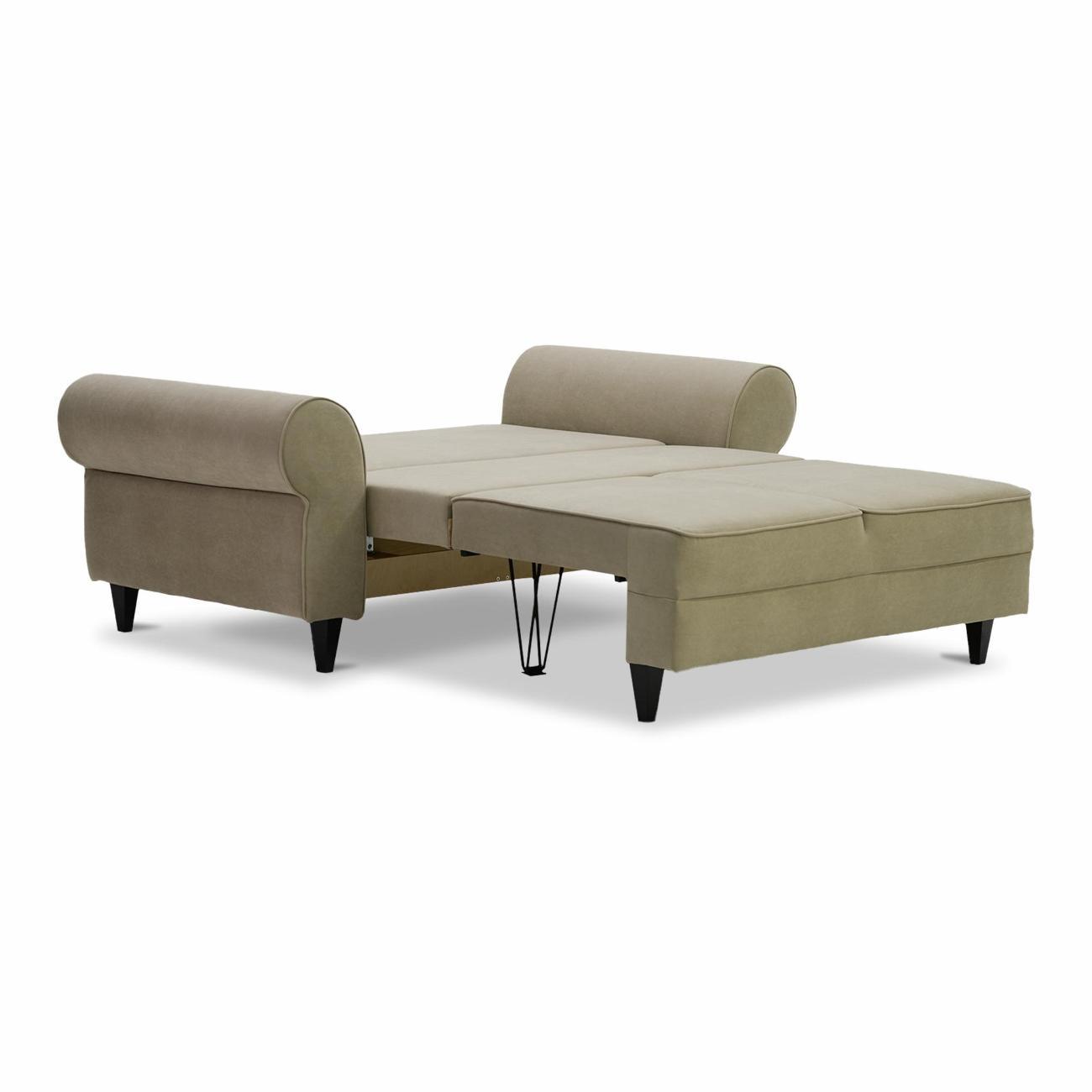 Диван Ладья Гизела 140 Baza 02 бежевый