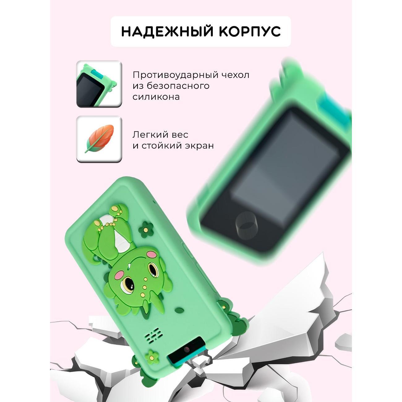 Игровой телефон Хевель Дино ярко-зеленый