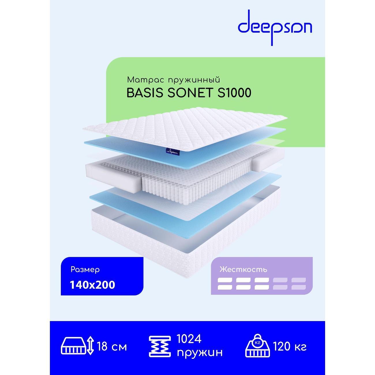 Матрас Deepson BASIS_SONET_S1000_ (1952342)