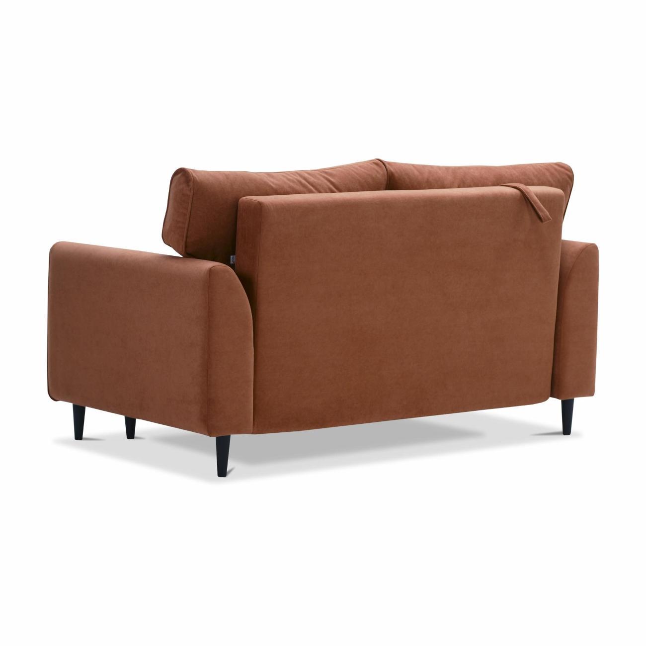 Диван Ладья Диван Касита 177х88х93, велюр оранжевый