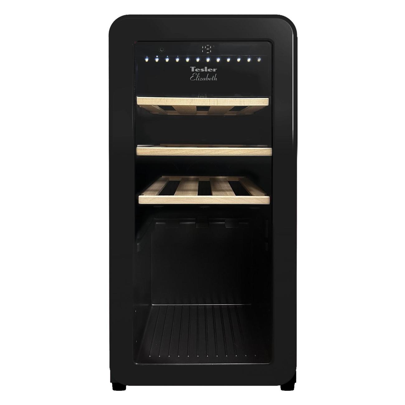 Винный шкаф Tesler CWC-188 Black LD фото