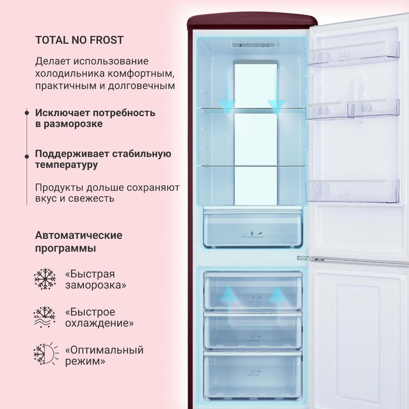 Холодильник Tesler RB-330 CHERRY RED