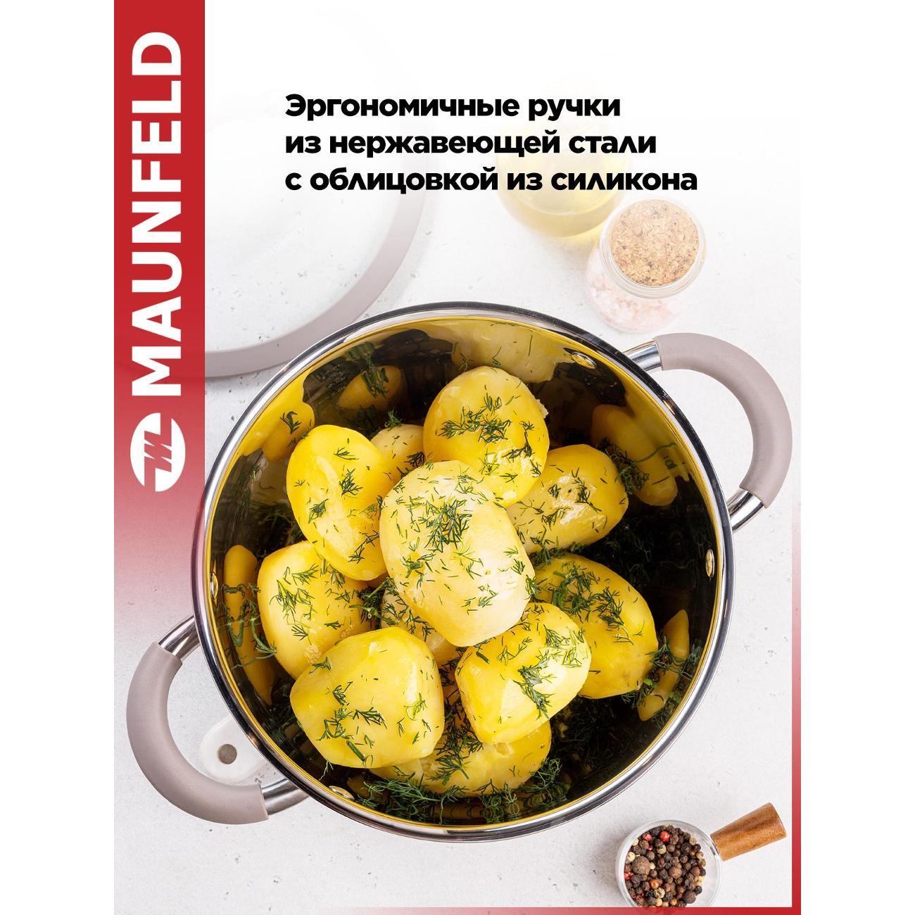 Набор посуды Maunfeld LEONA MF124LN01ST