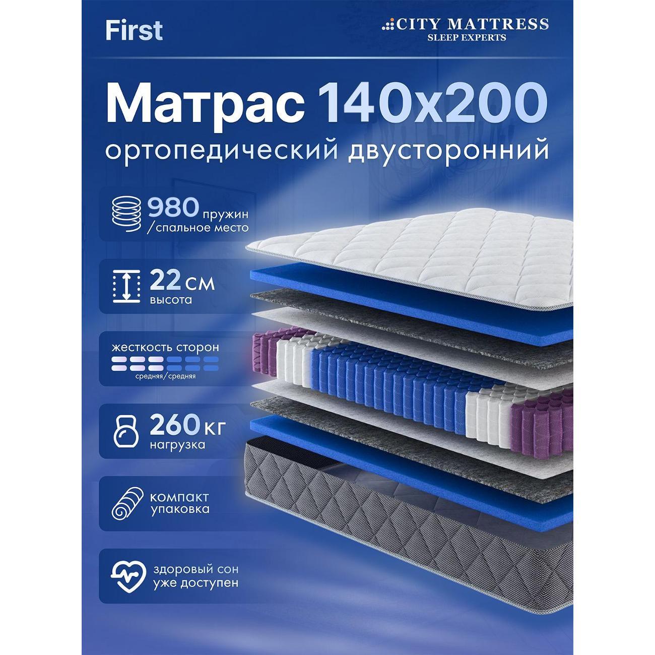 Матрас CITY Mattress First140х200