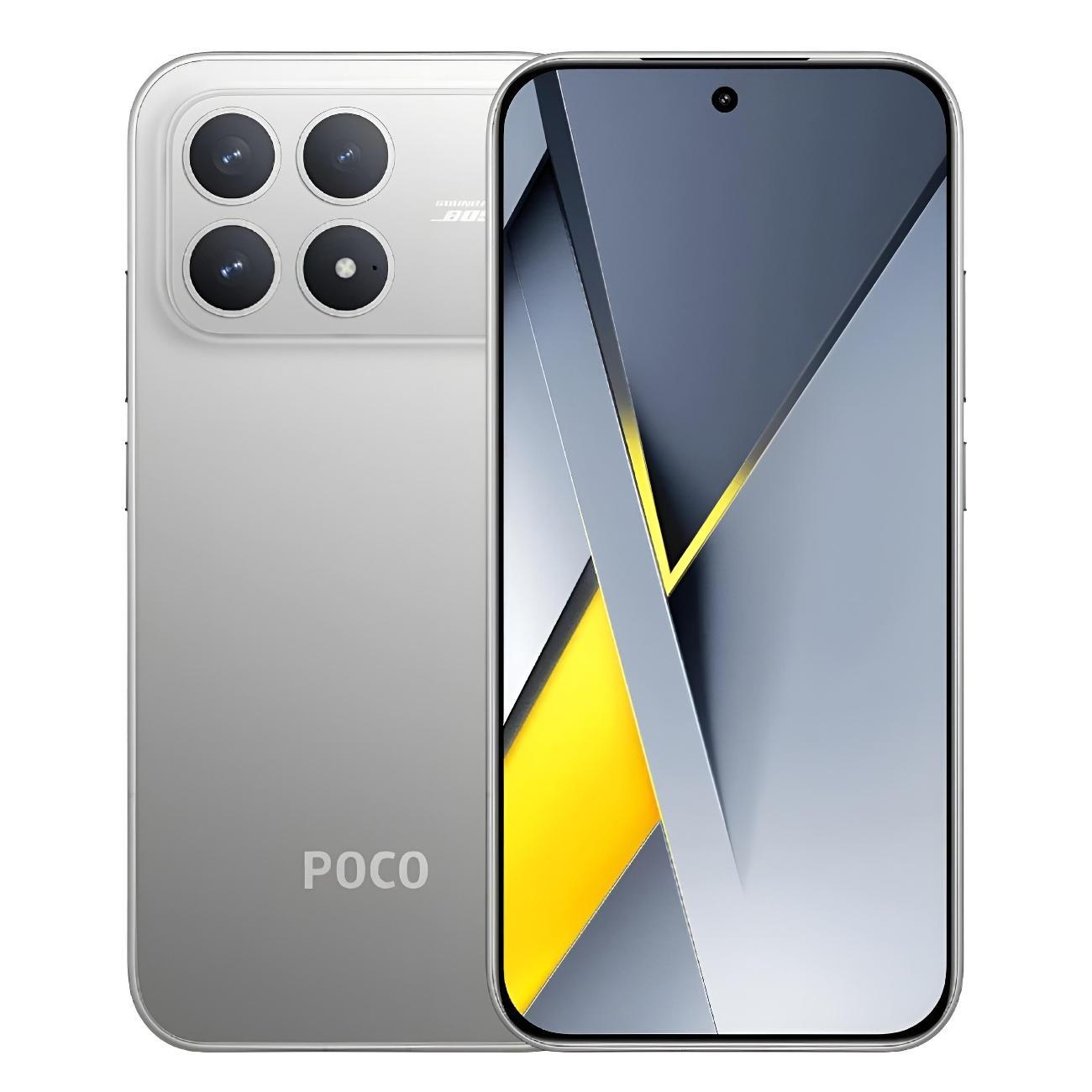 Смартфон Xiaomi POCO F8 Pro 12/512GB титановый серебристый