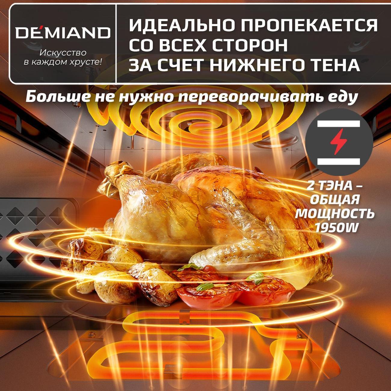 Аэрогриль DEMIAND DK-2200/Белый-Wifi