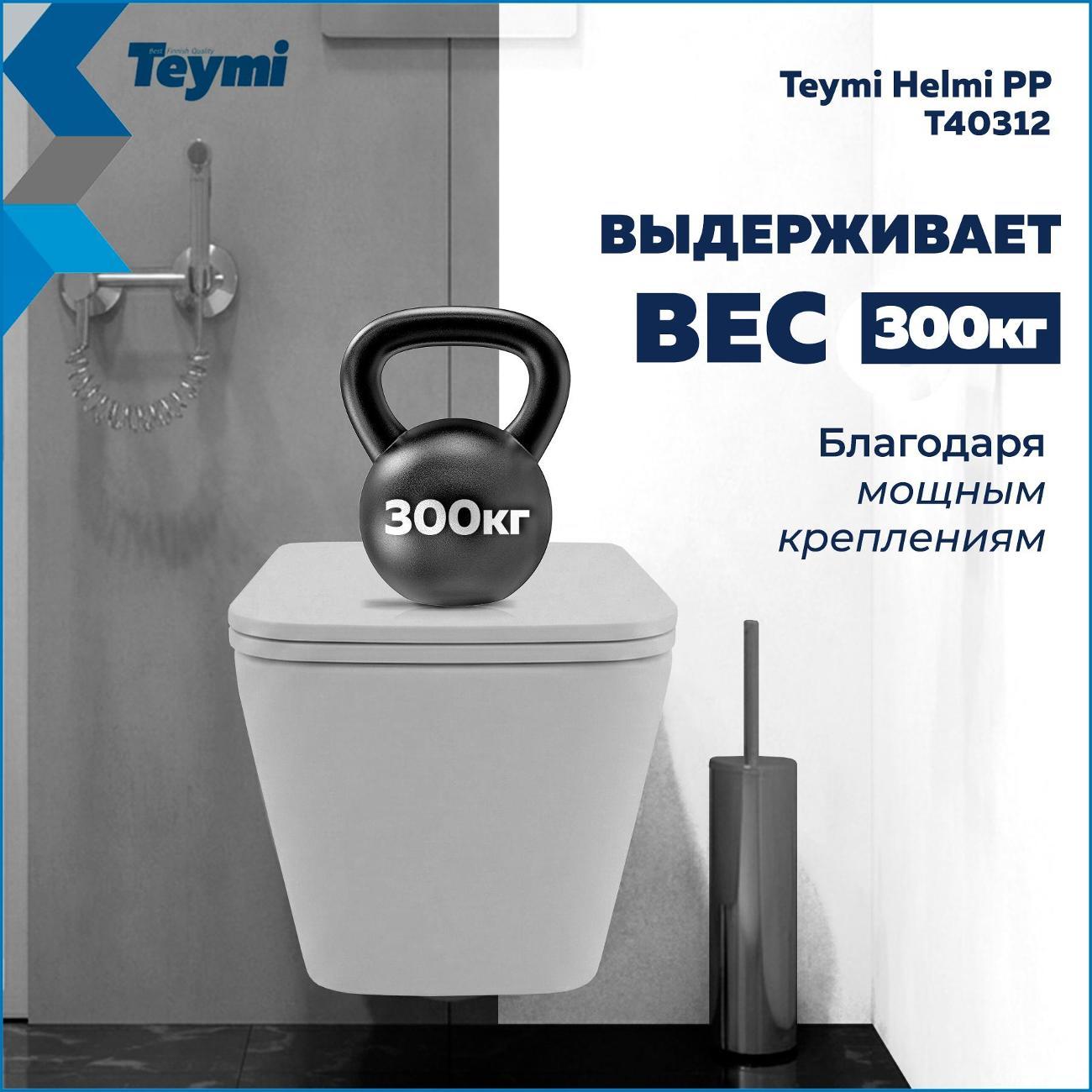Унитаз Teymi Helmi PP T40312