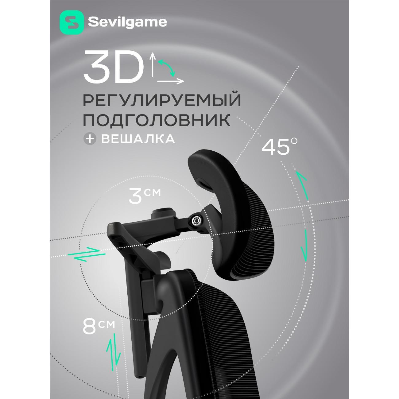 Кресло компьютерное Sevilgame W203