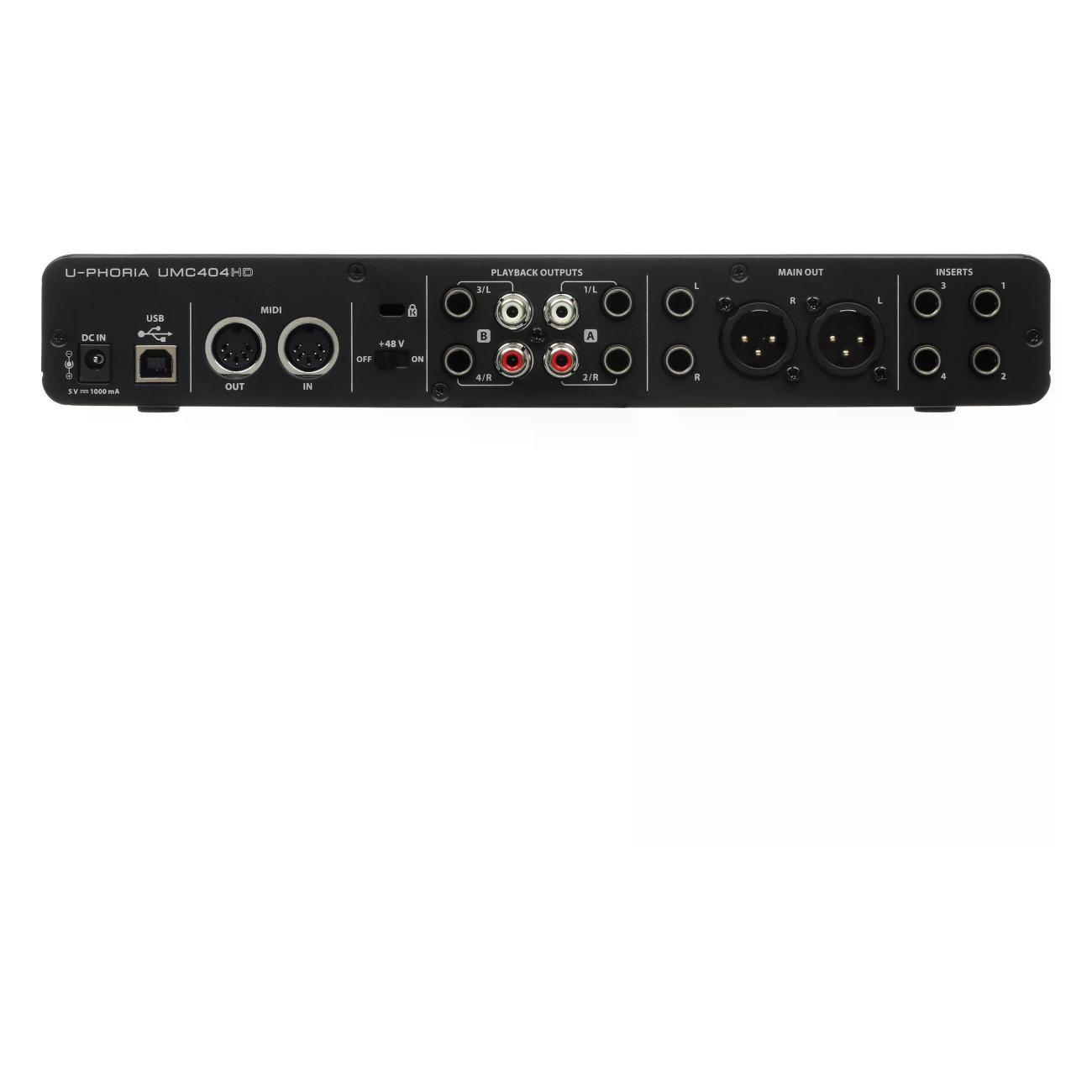 Внешняя звуковая карта Behringer U-Phoria UMC404HD