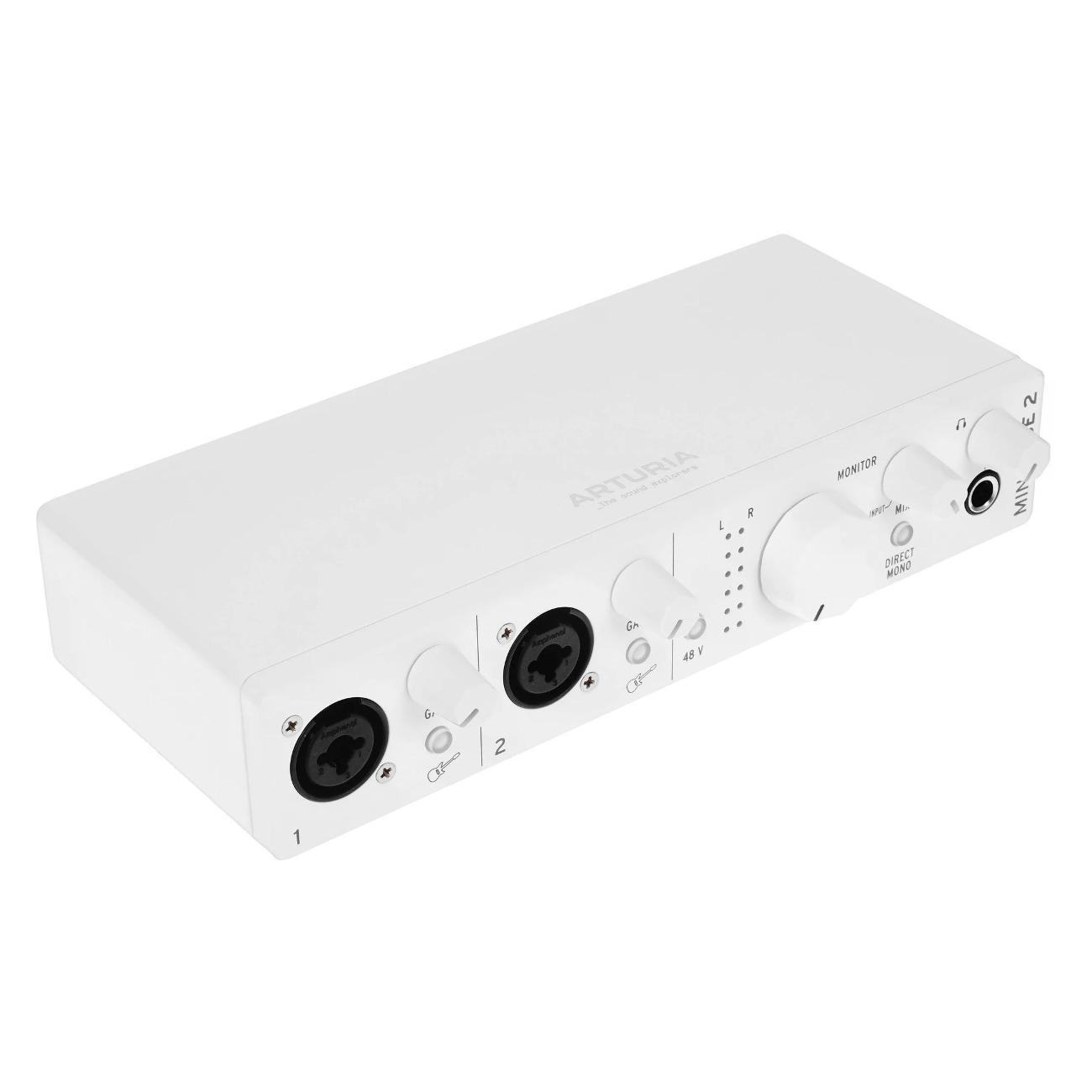 Внешняя звуковая карта Arturia MiniFuse 2 White