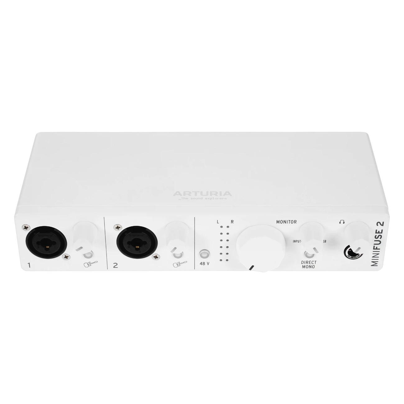 Внешняя звуковая карта Arturia MiniFuse 2 White