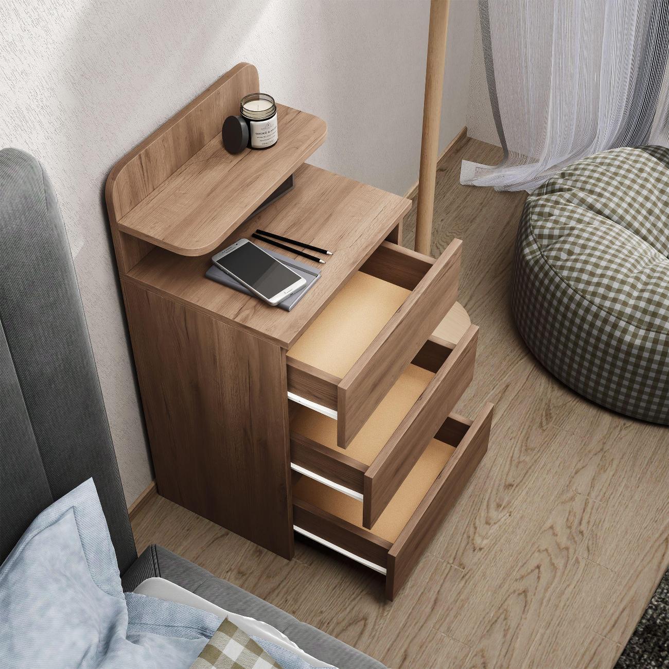 Тумба MFMaster Витто-7132 дуб крафт табак