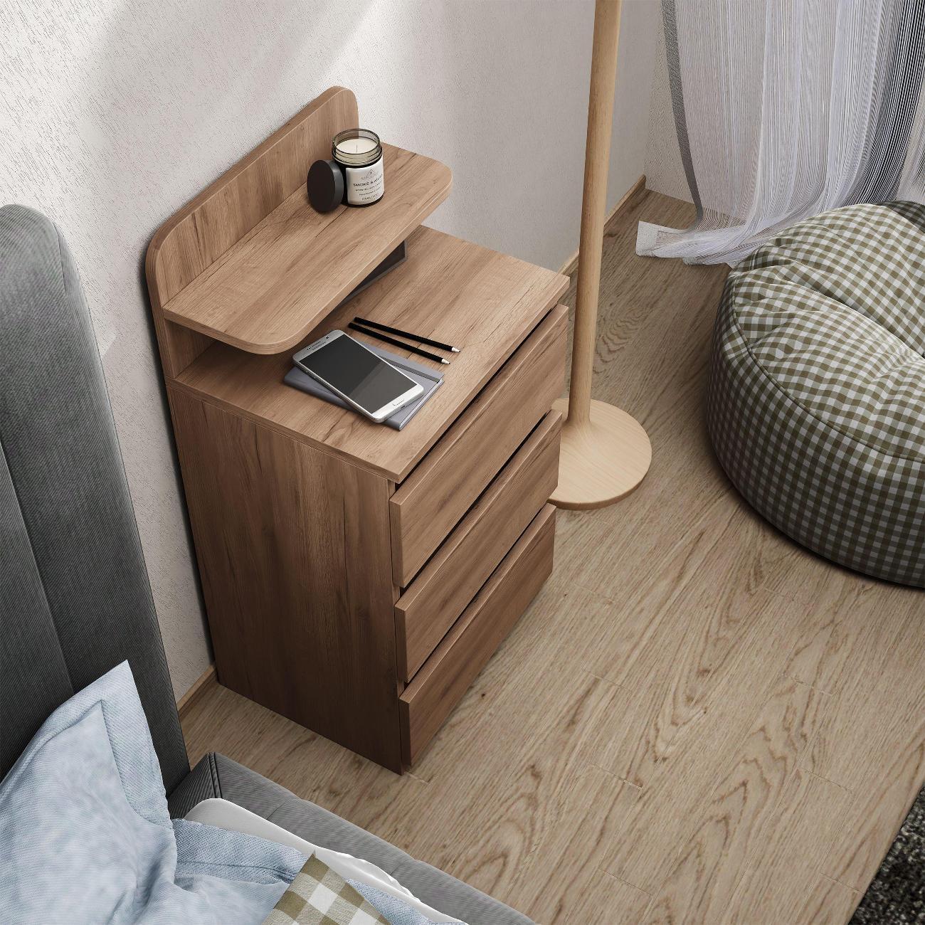 Тумба MFMaster Витто-7132 дуб крафт табак