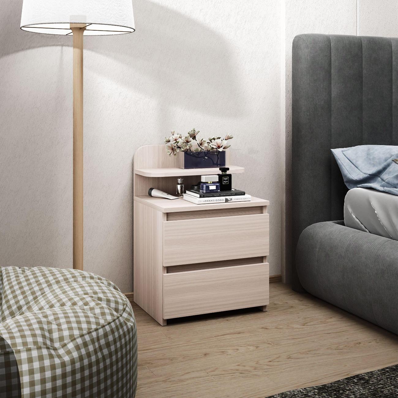 Тумба MFMaster Витто-754 ясень шимо светлый