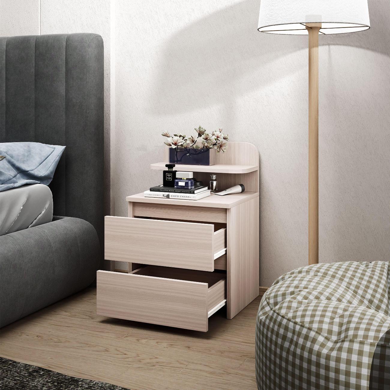 Тумба MFMaster Витто-754 ясень шимо светлый