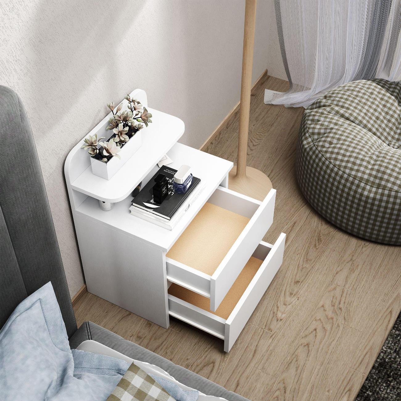 Тумба MFMaster Витто-754 белый