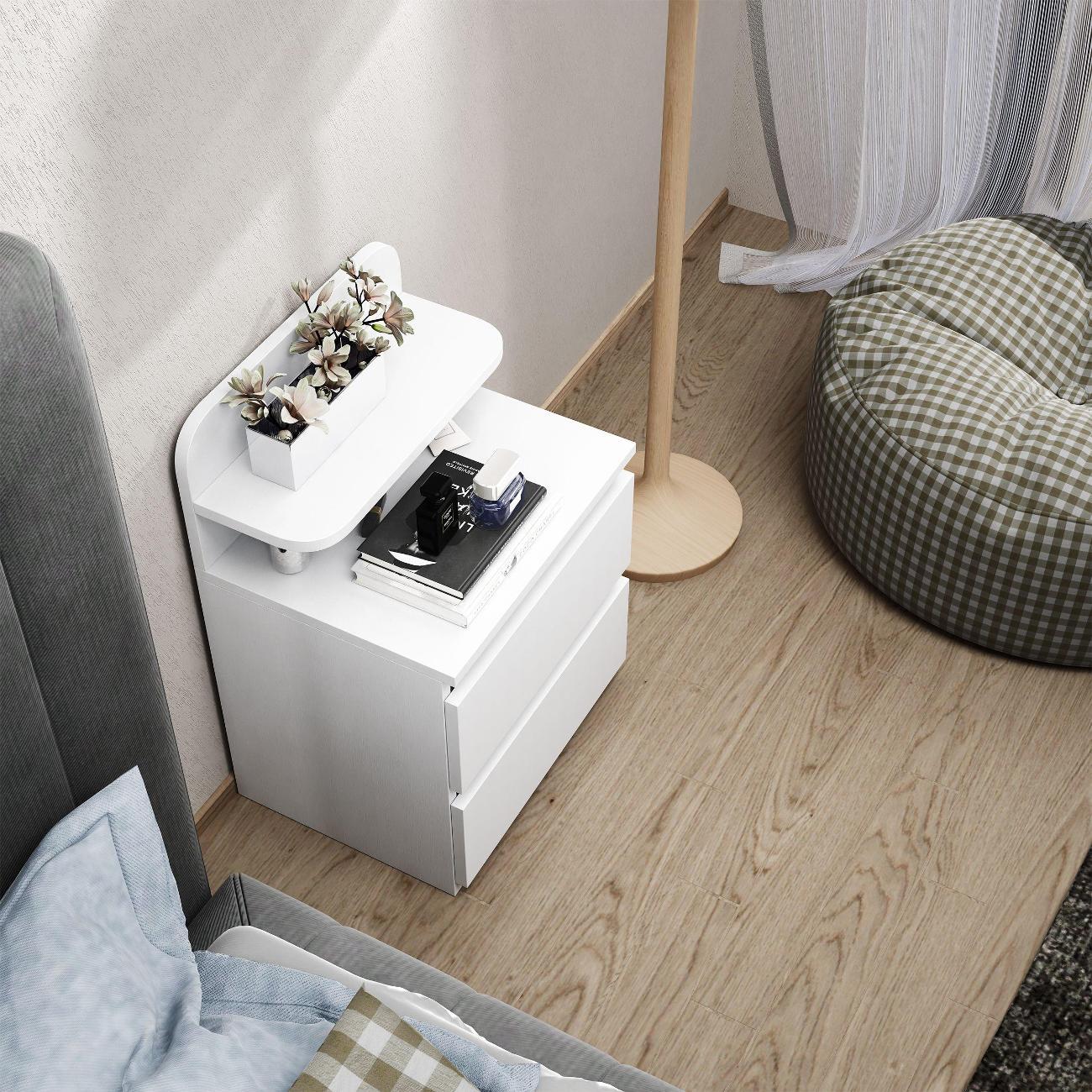 Тумба MFMaster Витто-754 белый