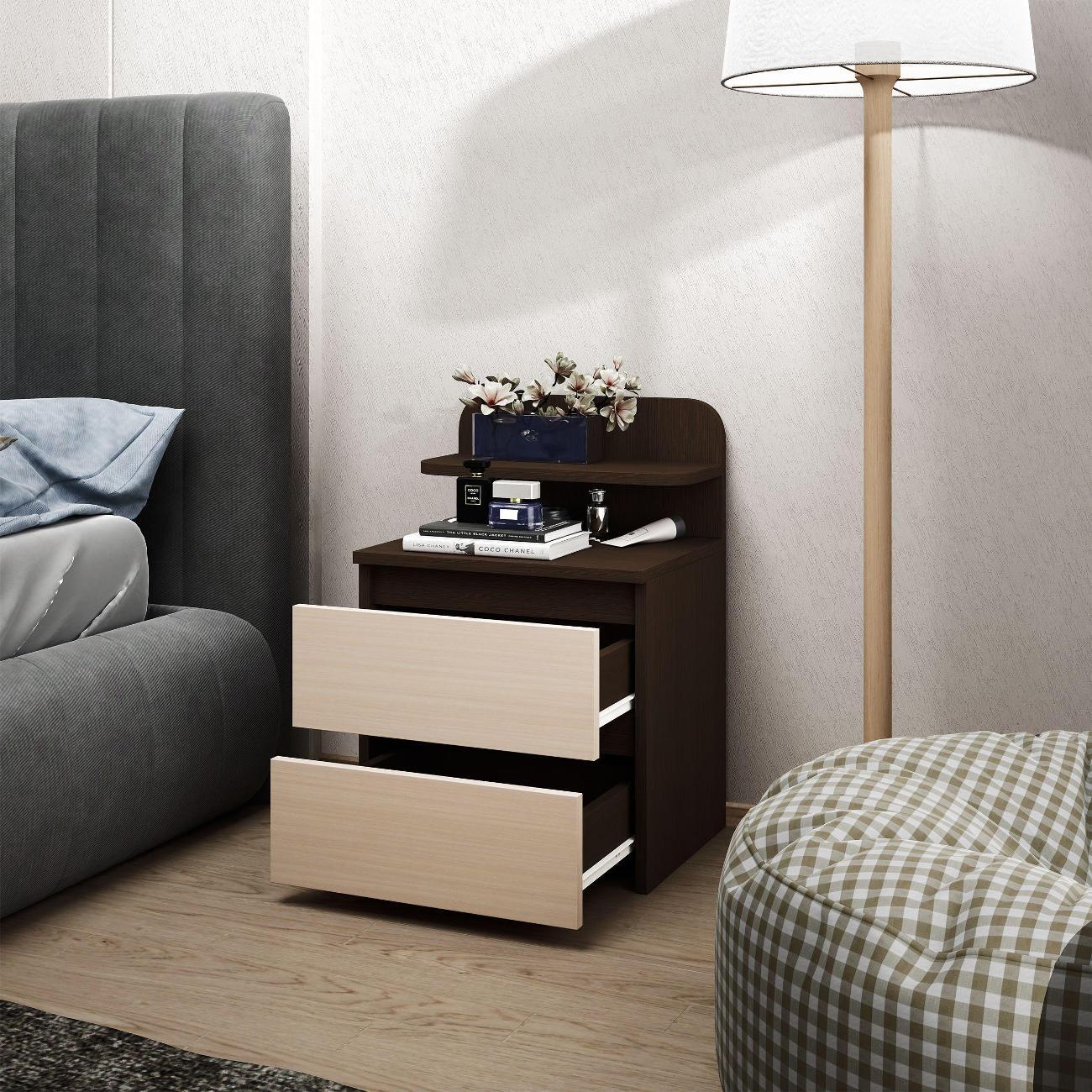 Тумба MFMaster Витто-754 венге-дуб молочный