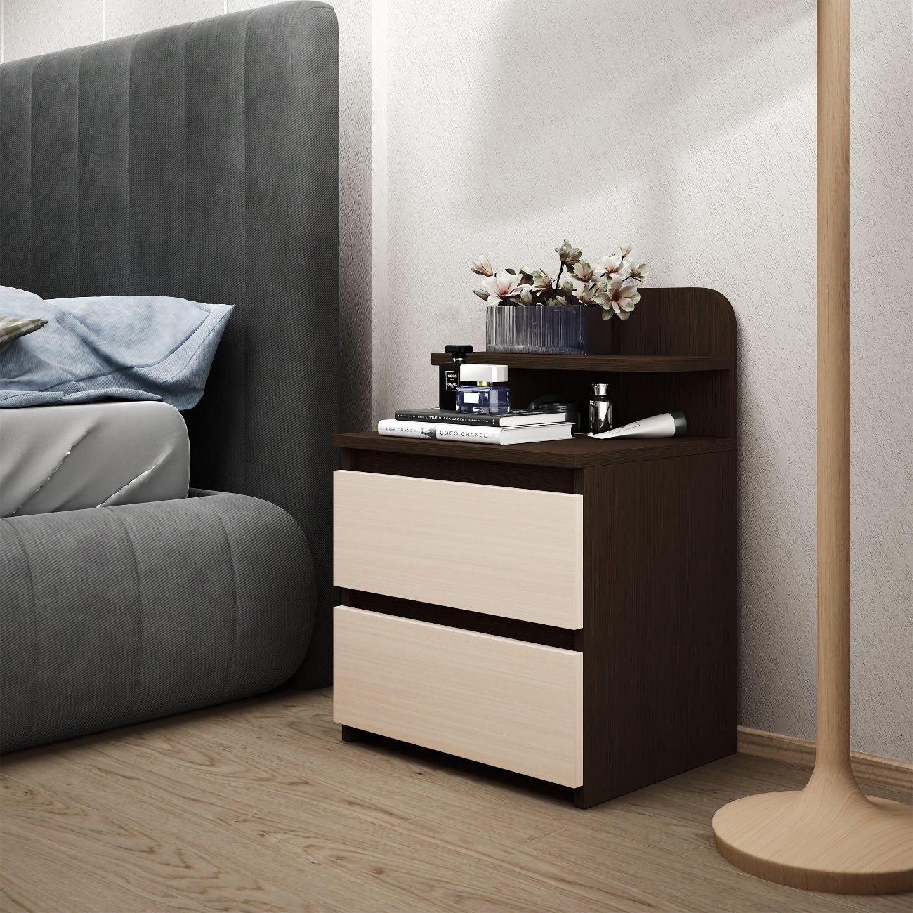 Тумба MFMaster Витто-754 венге-дуб молочный