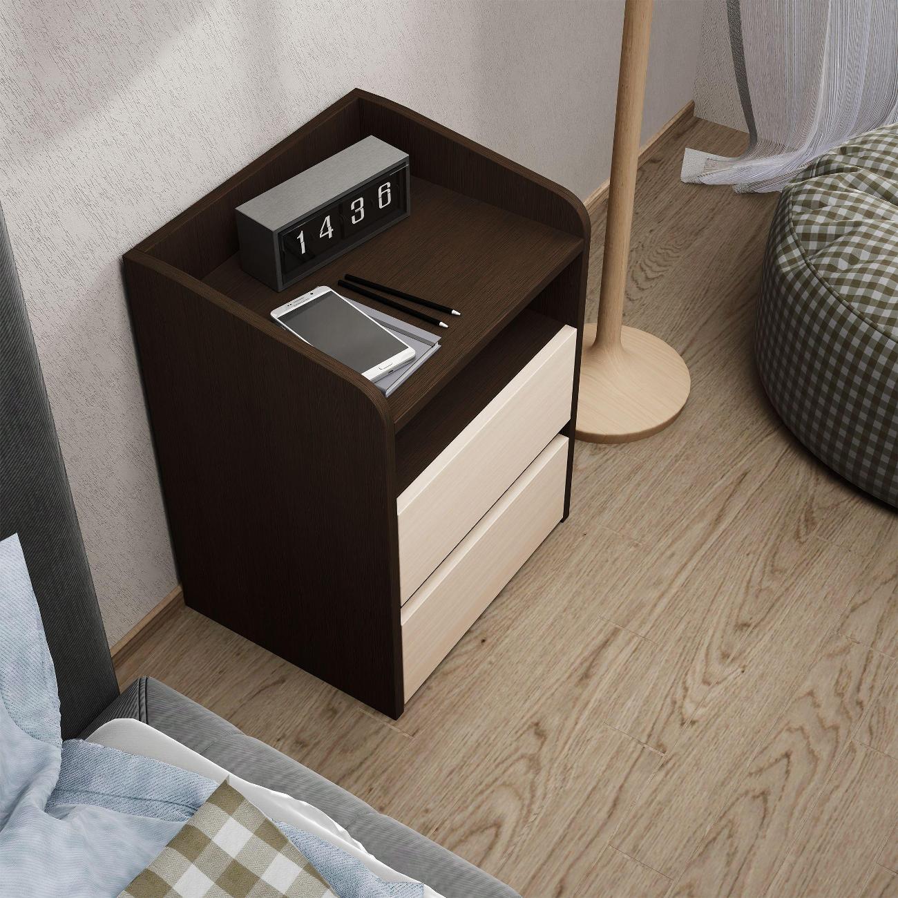 Тумба MFMaster Витто-184 венге-дуб молочный