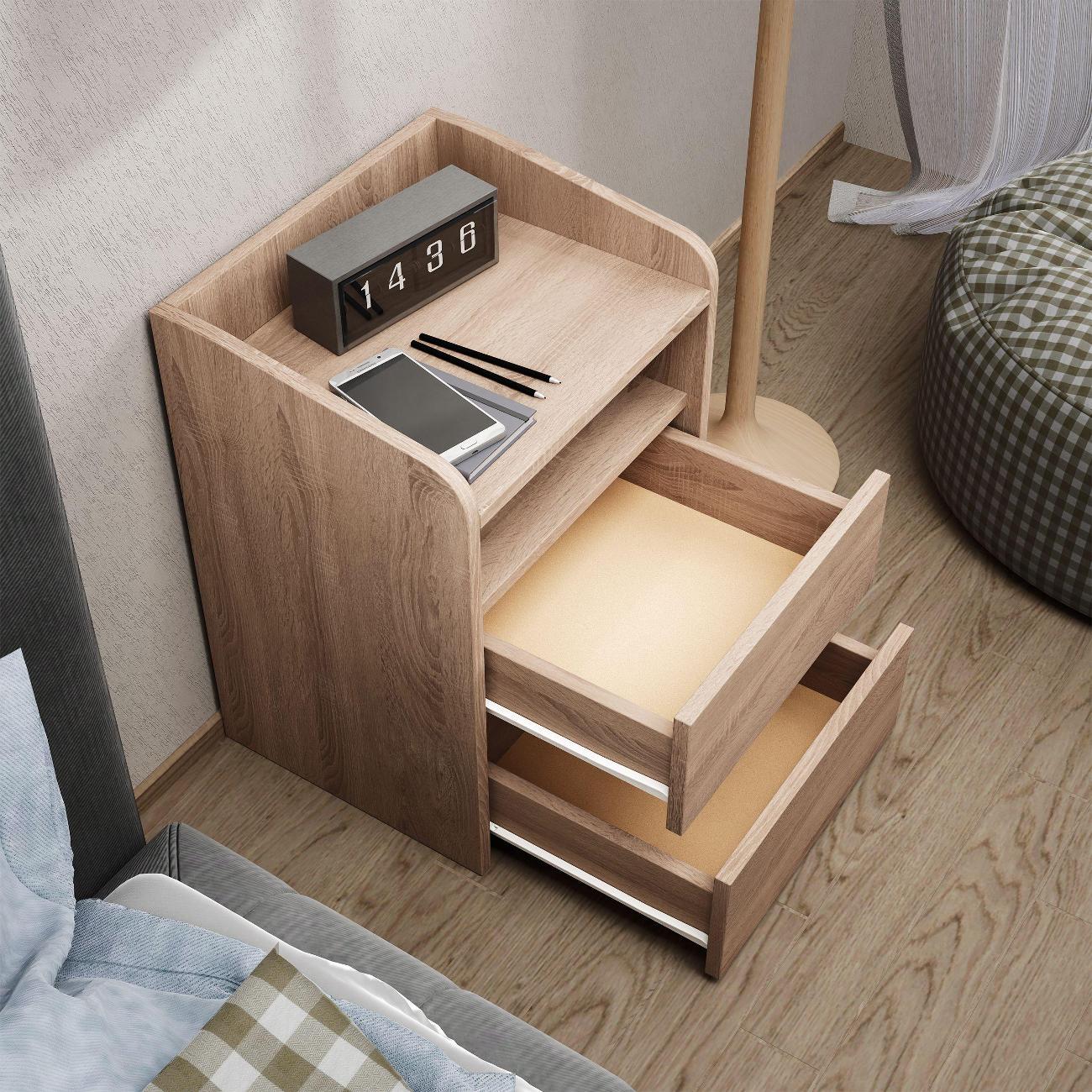 Тумба MFMaster Витто-184 дуб сонома